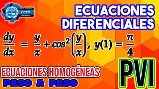 ???? ¿Cómo encontrar la solución particular de las ecuaciones diferenciales homogéneas?