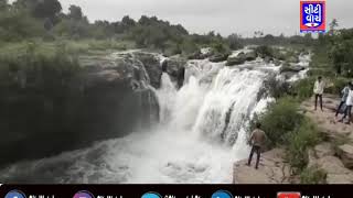 જામવાળા ગીરમા આવેલા જમજીર ધોધના આહલાદક દ્રસ્યો