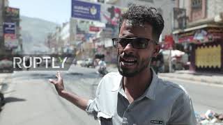 Yemen: Angry protesters block Taiz streets with burning tyres to denounce local currency collapse
