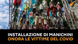 #Brasile: installazione di manichini onora le vittime del Covid