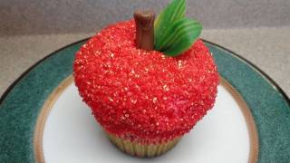 Decorating Cupcakes #47 The Apple