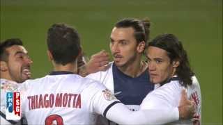 لافيتزي يمازح ابراهيموفيتش بفرك انفه مضحك ههههههه funny football psg