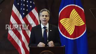 Blinken vows to counter "Beijing's aggressive actions" in Indo-Pacific