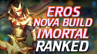 SOLUS/EROS - NOVA SKIN + BUILD IMORTAL ATUALIZADA RANKED (HEROES EVOLVED MOBILE GAMEPLAY)