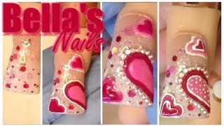Diseño de corazones en 3D Para el dia de el amor y la amistad (tip de pato)