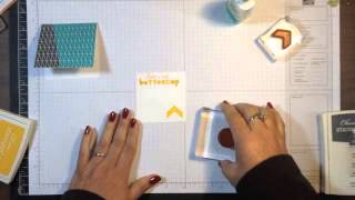 Stampin' Up! Video Tutorial Geometrical Cards Gift Set