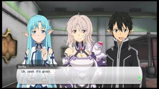 Sword Art Online: Lost Song Fan service staring Asuna and Strea