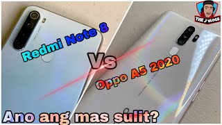 Xiaomi Redmi Note 8 Vs Oppo A5 2020| Phone Comparison | Tagalog | Camera Samples |