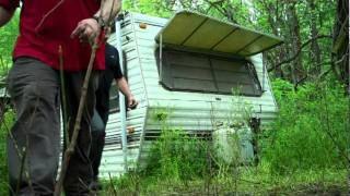 Anvil Shot Destroys RV - Flying Anvils