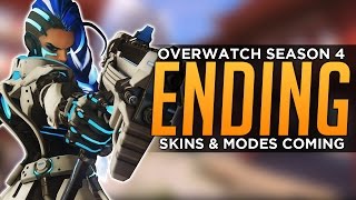 Overwatch: Season 4 Ending! - NEW Skins & Modes Coming!