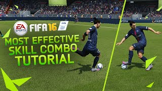 FIFA 16 MOST EFFECTIVE SKILL COMBO TUTORIAL / How to Perform The Stop & Scoop Move  / TIPS & TRICKS