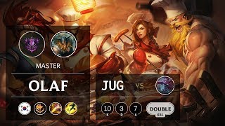 Olaf Jungle vs Cho'Gath - KR Master Patch 9.12