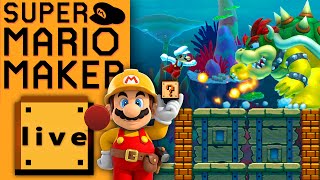 SUPER MARIO MAKER HARDEST LEVELS | YouTube Gaming Livestream at EGX 2015 | Mario Maker Gameplay