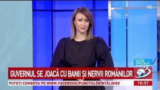 Guvernul se joacă cu banii și nervii românilor