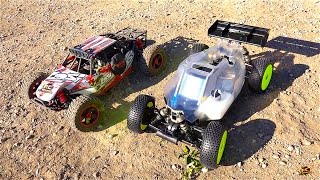 RC ADVENTURES - BUiLDiNG a 5IVE-B RACE KIT: 1/5 4WD BUGGY ROLLER! PT 2 - COMPLETE