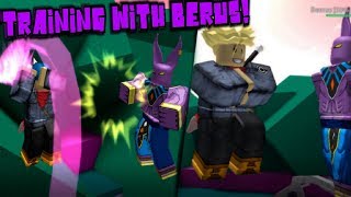TRAINING WITH BEERUS IN SPACE! DRAGONBALL Z FINAL STAND!