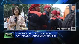 Demo Lagi, Buruh Tuntut Kenaikan Upah 13%