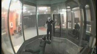 Chertova's in aerotube / Полет Че