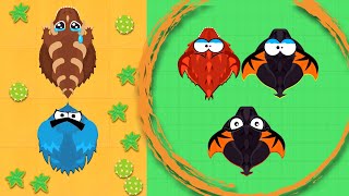 MOPE.IO // ALPHA PHOENIX KILLED DINO MONSTER IN ARENA // BLACK DRAGON TAKEOVER THE SERVER
