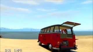 GTA IV VOLKSWAGEN T1 BUS "SPLITTY" CANNABIS CLUB CRASH TESTING