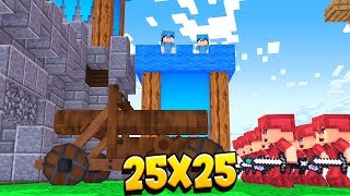 ЧТО СЛУЧИЛОСЬ С МОИМ СЫНОМ!! 25 VS 25! ОСАДА ЗАМКА! Minecraft