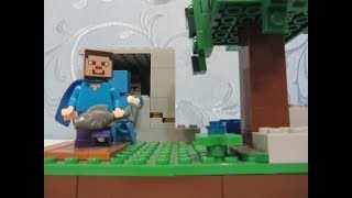 Лего майнкрафт самоделка БЕДВАРС! BEDWARS LEGO MINECRAFT / Обзор на самоделку по лего майнкрафту.