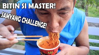 SAMYANG 2X SPICY CHALLENGE | BITIN!