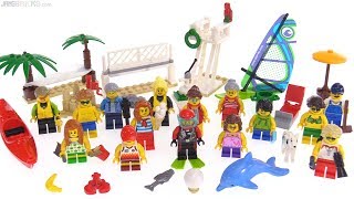 LEGO City Fun at the Beach minifig pack review ⛱️ 60153