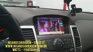 Cruze LT Central Multimídia Aikon Xdroid Android 8.0 Octacore + Full HD - Insanos Garagem