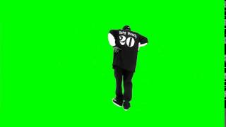 Snoop Doog  Футаж  Зеленый фон Хромакей