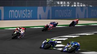 MotoGP Inggris Silverstone Jack Miller Battle Podium Game PC MotoGp 17 Mod 18 TV Camera