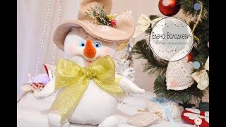 Снеговик сувенир к Новому Году. Подарки своими руками / DIY Snowman
