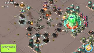 BOOM BEACH BLUE WATER SOLO ZOOKAS AND RIFLEMEN op. STRONGHOLD