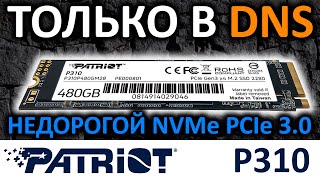 Только в DNS - SSD Patriot P310 480GB (P310P480GM28)