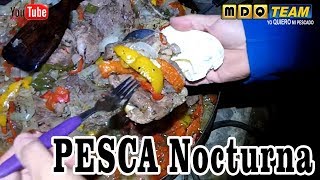 Pesca nocturna en Mar del Plata, con comida, canciones y muchas risas