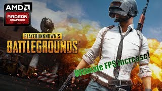 Best AMD Settings for PUBG   | FPS Inscrease! 2018- AUG