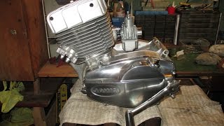 27.01.17. Ручная подгонка и монтаж двигателя JAWA 638
