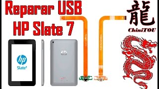 Aliexpress unboxing | Como reparar micro USB de HP Slate 7 + Comprar el cable