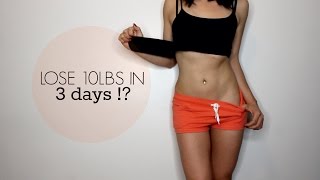 HOW TO LOSE 10 POUNDS IN 3 DAYS | Military Diet , Does it work?