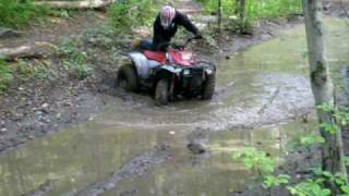 Polaris 350L 4x4 in  mud