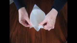 How to make a pastry bag from parchment paper