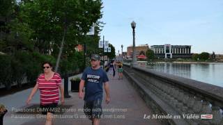 Panasonic GH4 with  Lumix G 7-14 mm lens,  DMW-MS2 stereo mode Windjimmer   Glidecam HD 2000