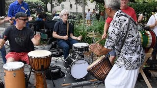 Stewart Copeland jamming at Congo Square