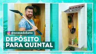 Como construir um depósito para ferramentas com Beto Nóbrega