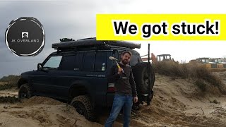 We got stuck!