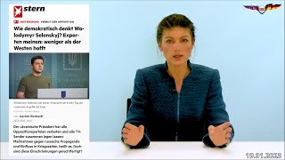 Сара Вагенкнехт: Коррупционер Зеленский втягивает Германию в войну c Россией ради интересов США!