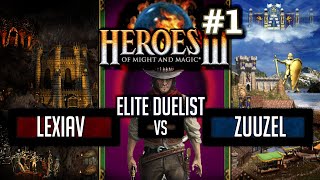 Герои 3 JO Duel Lexiav vs Zuuzel Elite Duelist HotA