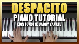 "Despacito" - Piano Tutorial - Luis Fonsi ft. Daddy Yankee + Sheet Music | George Vidal Tutorial