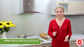 Вытяжка Krona Eleanora 600 inox push button