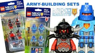 LEGO® NEXO KNIGHTS™ 2016 Royal Guards & Monsters Army-Building Minifigure Sets
